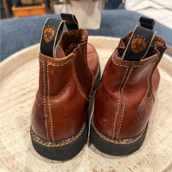 Ariat Spot Hog Men's Rustic Brown Leather Boots us 10.5D - Picture 3 of 6